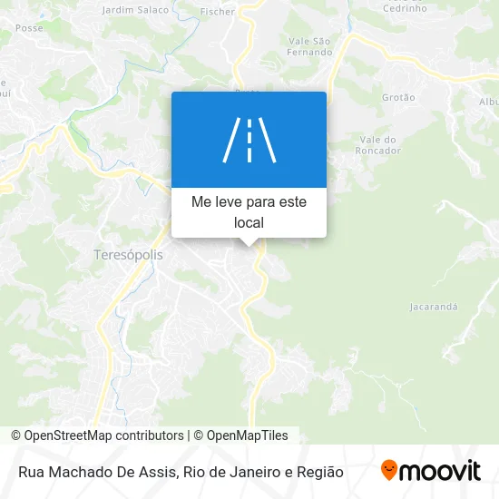 Rua Machado De Assis mapa