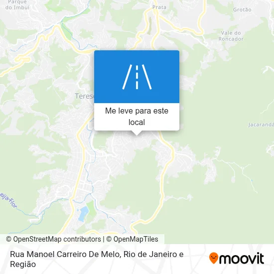 Rua Manoel Carreiro De Melo mapa