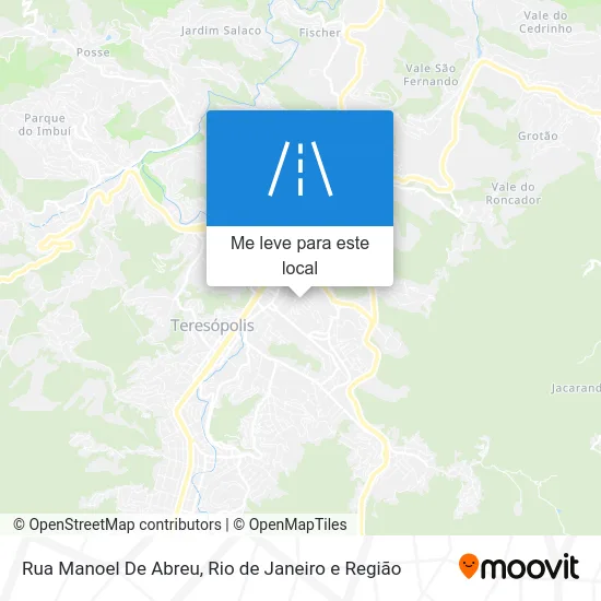 Rua Manoel De Abreu mapa