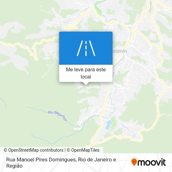 Rua Manoel Pires Domingues mapa