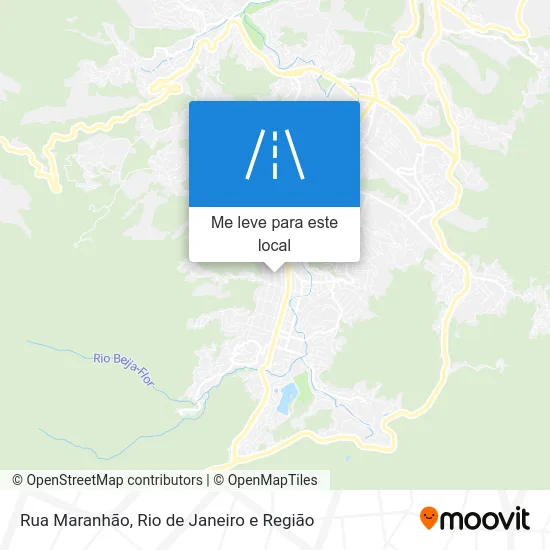 Rua Maranhão mapa