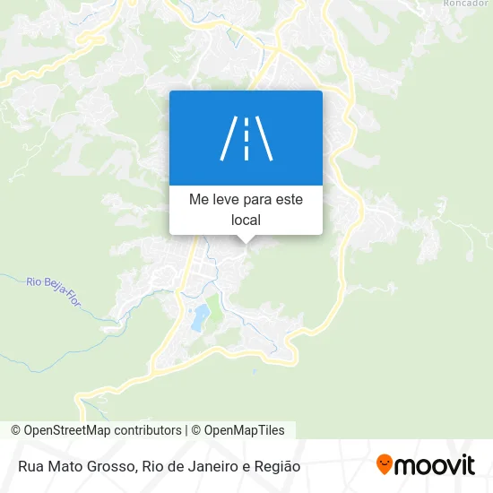 Rua Mato Grosso mapa