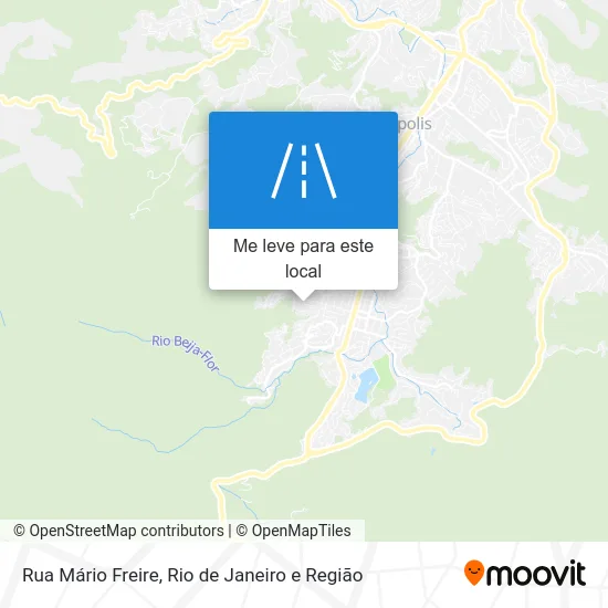 Rua Mário Freire mapa