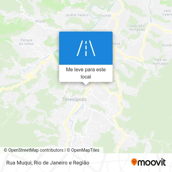 Rua Muqui mapa