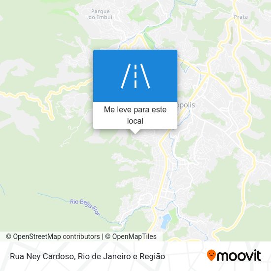 Rua Ney Cardoso mapa