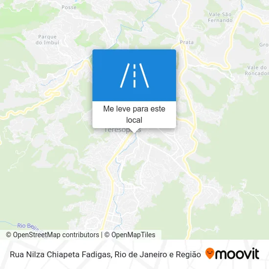 Rua Nilza Chiapeta Fadigas mapa
