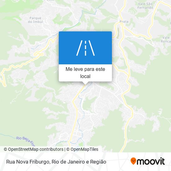 Rua Nova Friburgo mapa