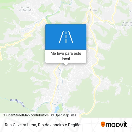 Rua Oliveira Lima mapa
