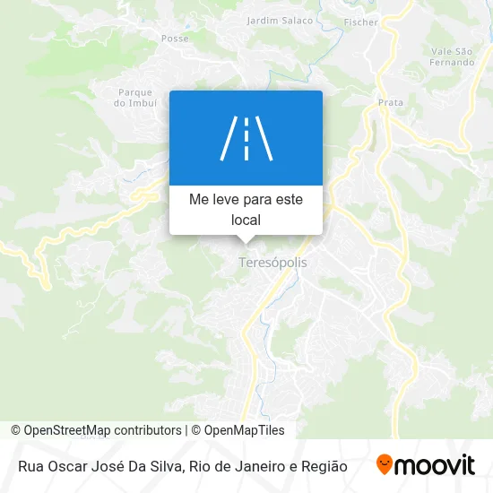 Rua Oscar José Da Silva mapa