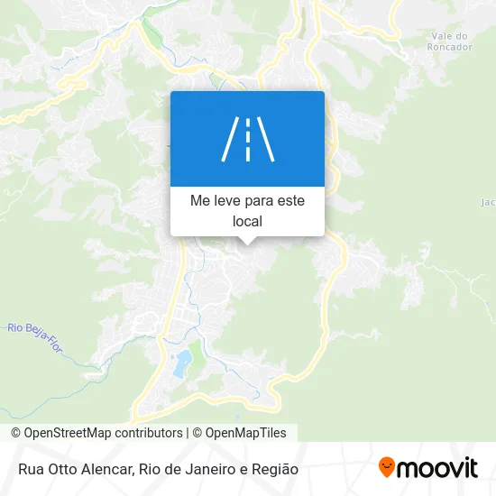 Rua Otto Alencar mapa