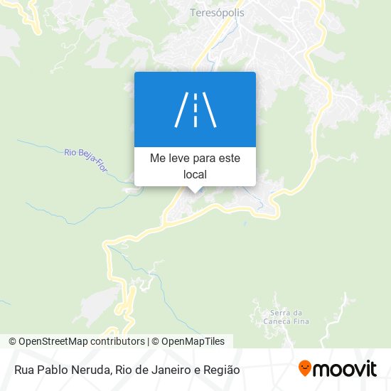 Rua Pablo Neruda mapa