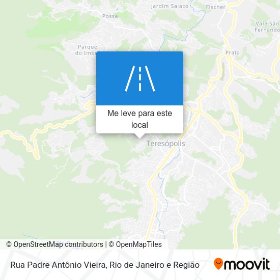 Rua Padre Antônio Vieira mapa