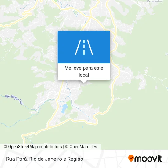 Rua Pará mapa