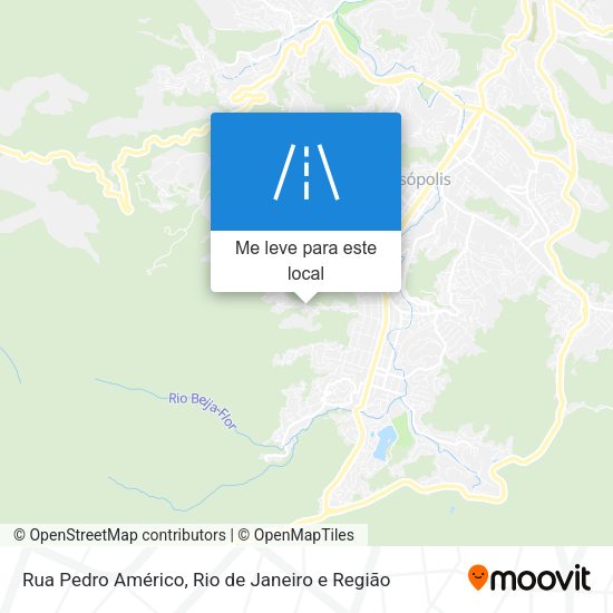 Rua Pedro Américo mapa