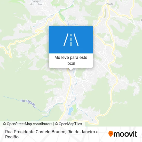 Rua Presidente Castelo Branco mapa