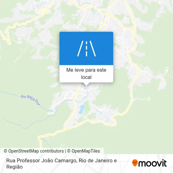 Rua Professor João Camargo mapa