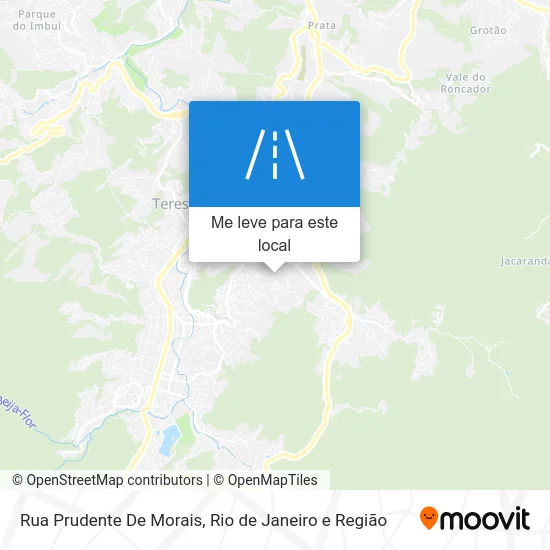 Rua Prudente De Morais mapa