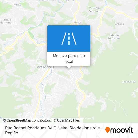 Rua Rachel Rodrigues De Oliveira mapa