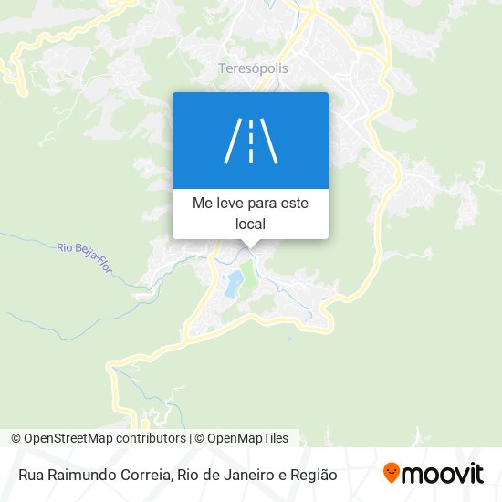 Rua Raimundo Correia mapa