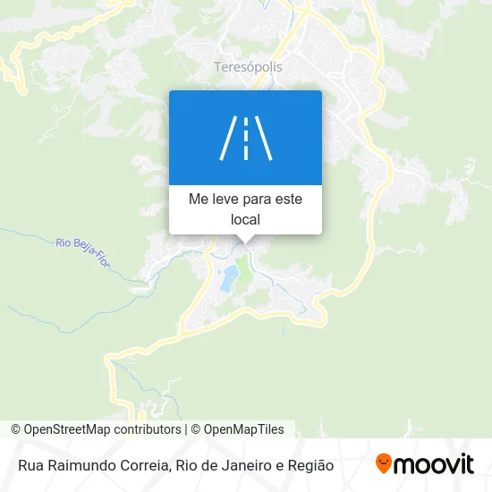 Rua Raimundo Correia mapa