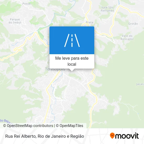 Rua Rei Alberto mapa