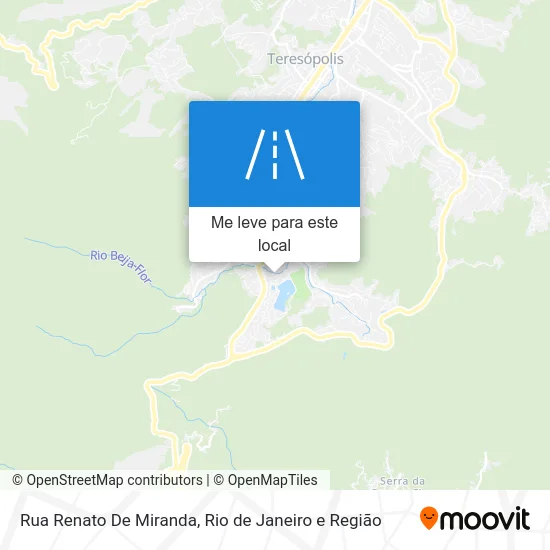 Rua Renato De Miranda mapa