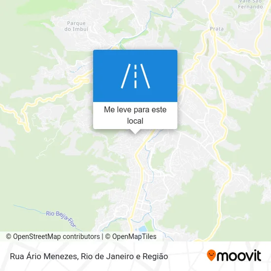 Rua Ário Menezes mapa