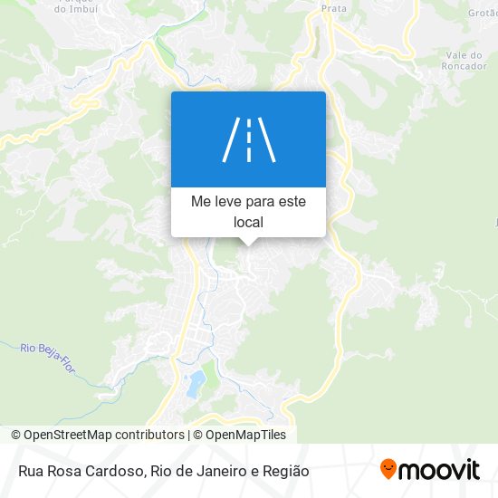 Rua Rosa Cardoso mapa