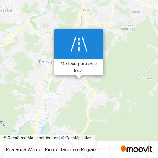 Rua Rosa Werner mapa