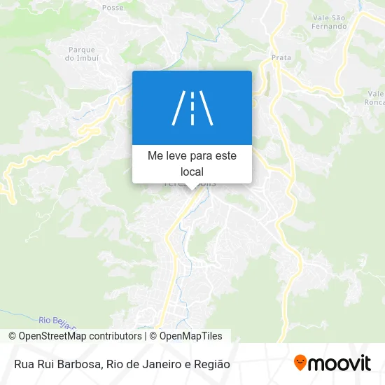 Rua Rui Barbosa mapa
