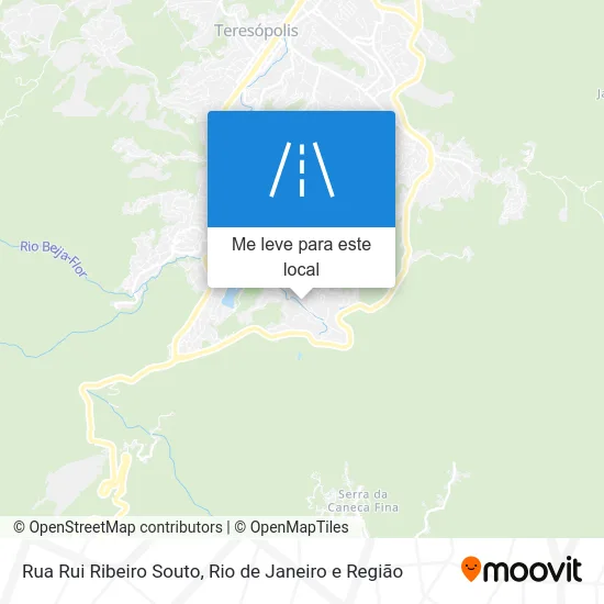 Rua Rui Ribeiro Souto mapa