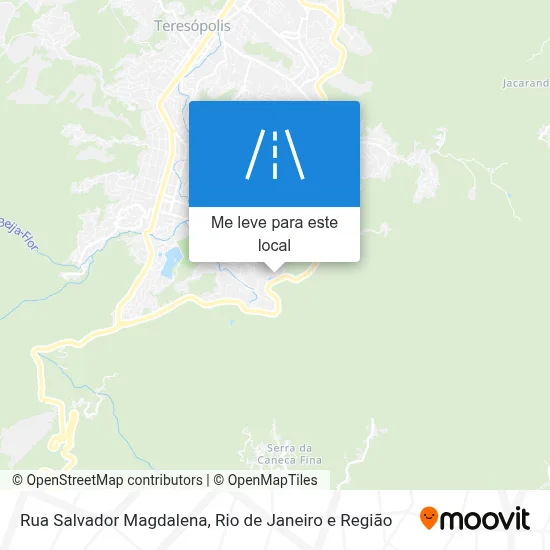 Rua Salvador Magdalena mapa