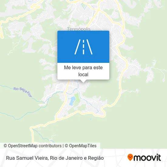 Rua Samuel Vieira mapa
