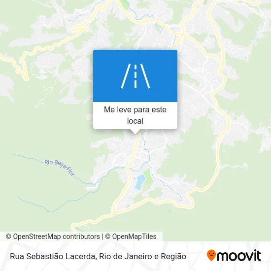 Rua Sebastião Lacerda mapa