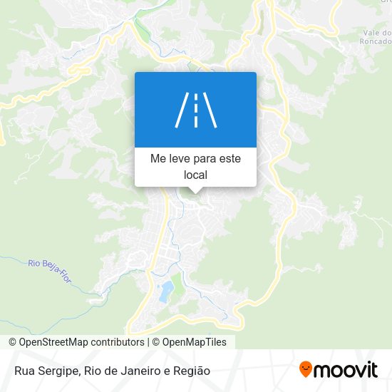 Rua Sergipe mapa