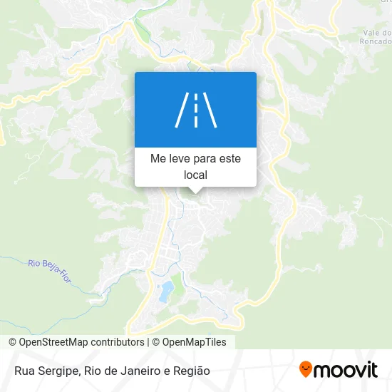 Rua Sergipe mapa