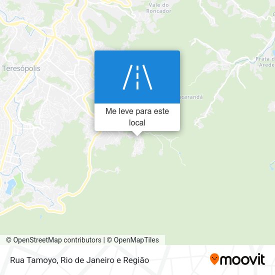 Rua Tamoyo mapa