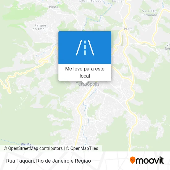 Rua Taquari mapa