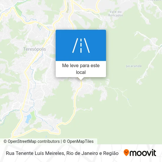 Rua Tenente Luís Meireles mapa