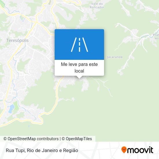 Rua Tupi mapa