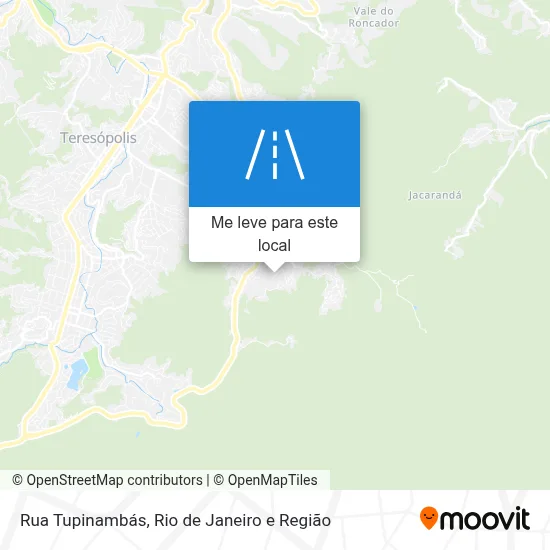 Rua Tupinambás mapa