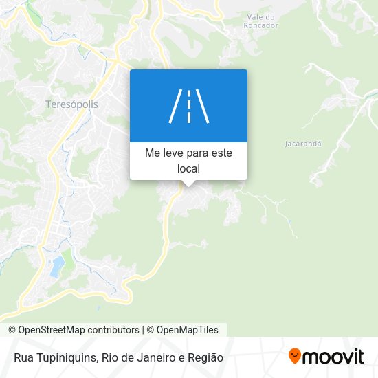 Rua Tupiniquins mapa