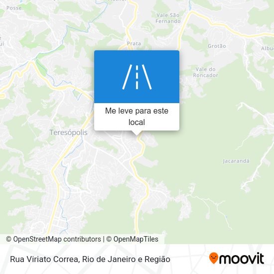 Rua Viriato Correa mapa