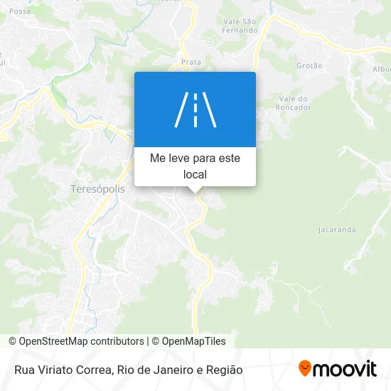 Rua Viriato Correa mapa