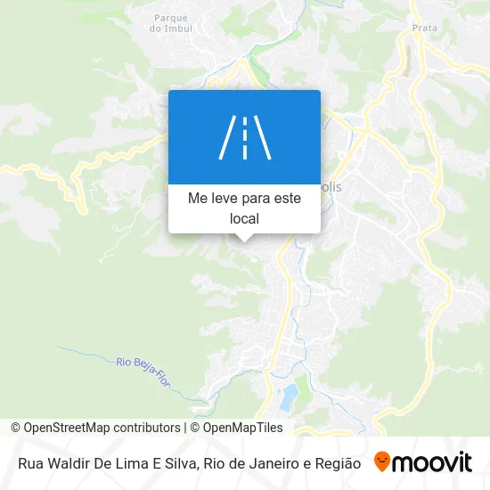 Rua Waldir De Lima E Silva mapa