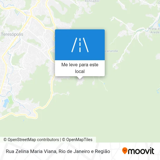 Rua Zelina Maria Viana mapa