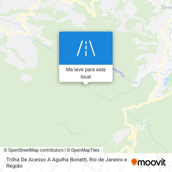 Trilha De Acesso A Agulha Bonatti mapa