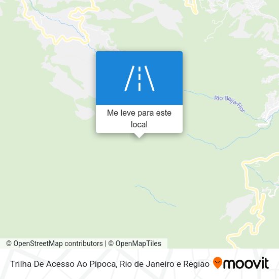 Trilha De Acesso Ao Pipoca mapa
