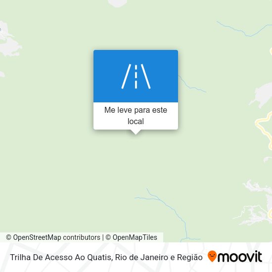Trilha De Acesso Ao Quatis mapa