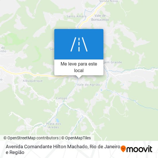 Avenida Comandante Hilton Machado mapa
